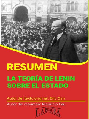 cover image of Resumen de La Teoría de Lenin sobre el Estado